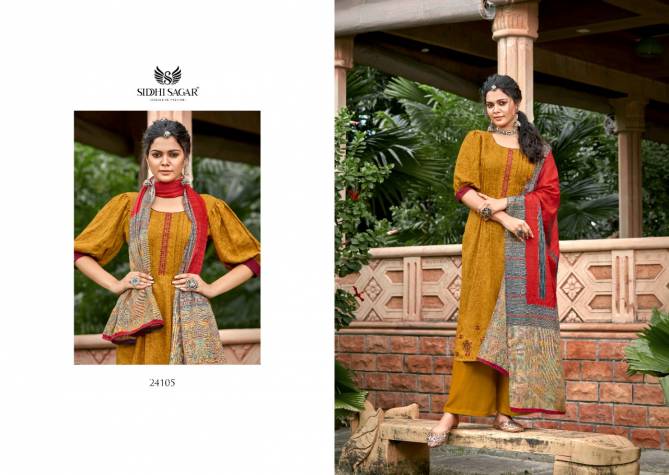 Siddhi Sagar Qatrah Winter Ethnic Wear Pashmina Latest Designer Collection